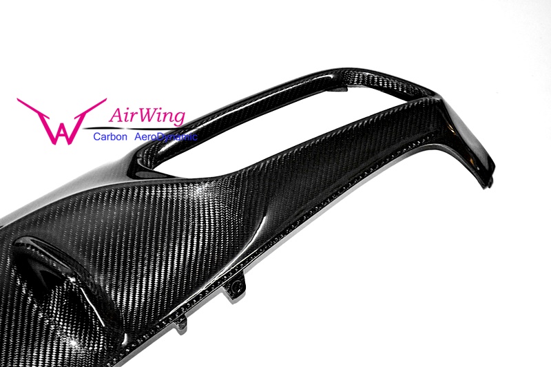 W205 C63 Coupe- C63 style carbon rear diffuser 02
